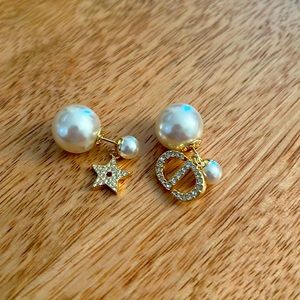Dior Earrings - Glass Pearl